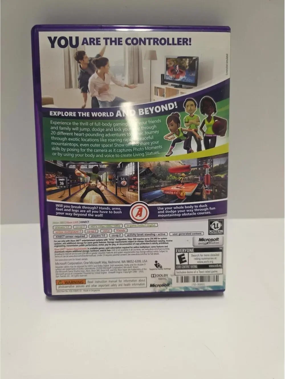 Kinect Adventures! Xbox 360 - Complete CIB
